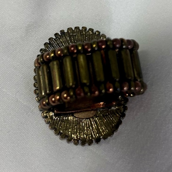 Leopard Print and Floral Ring Set - Picture 3 of 5